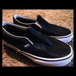 Vans Glitter Classic Slip On Shoes